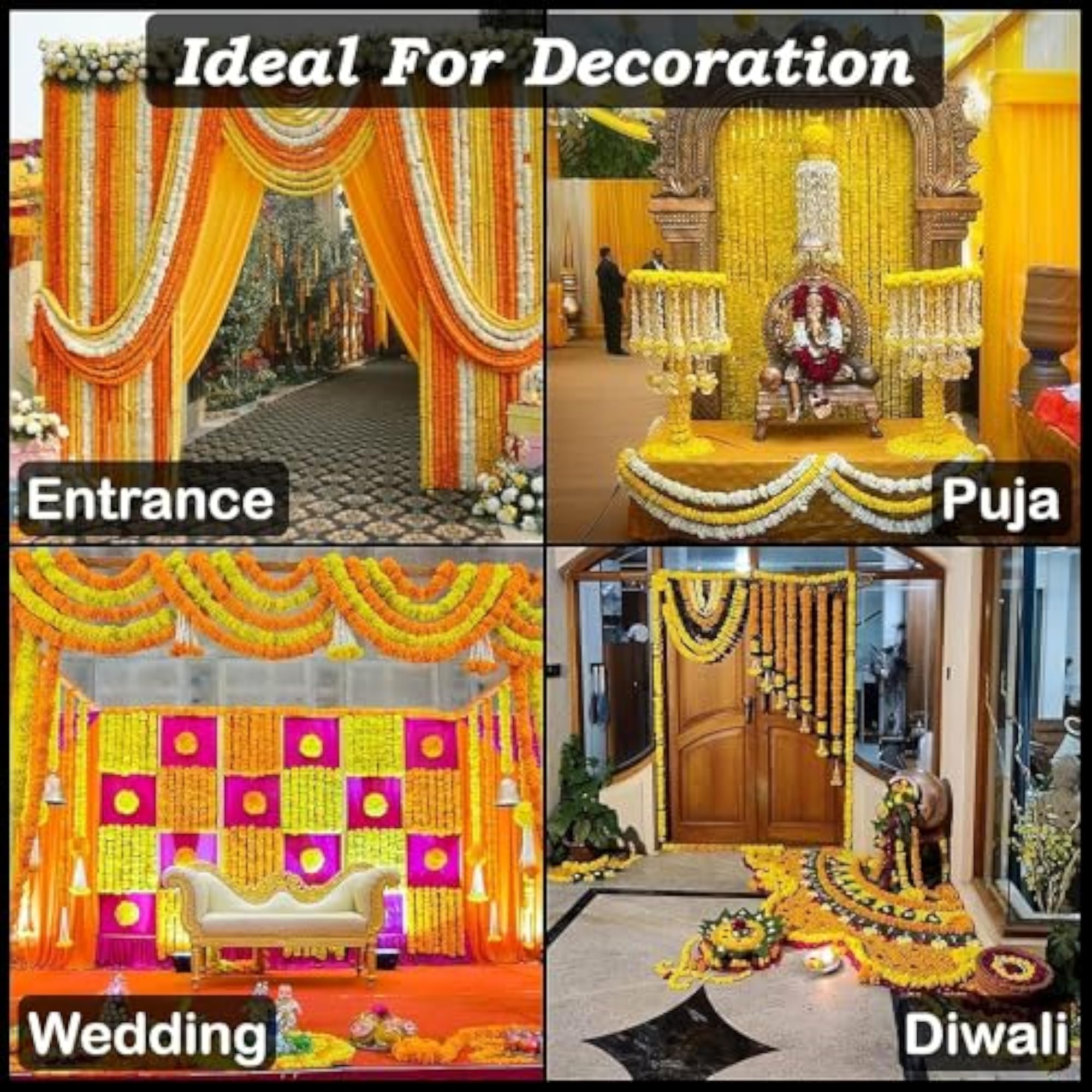 Artificial Flowers for Home Decor Items, Diwali Decoration