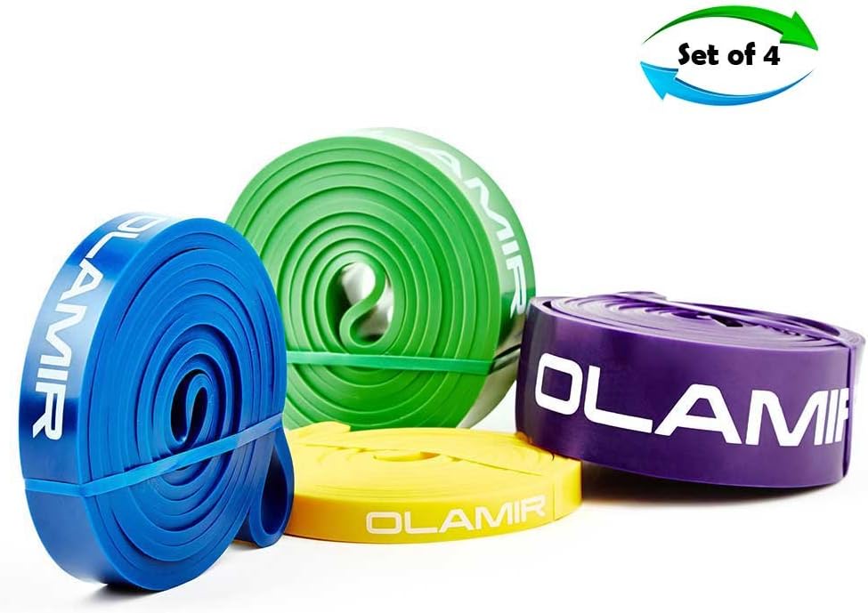 Pull Up Assist Band Resistance Bands Exercise Bands For Body Stretching Powerlifting Bands Set of 4