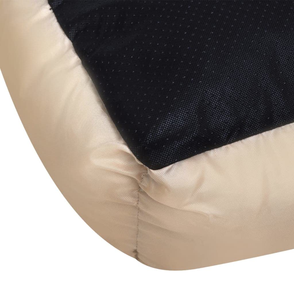 Calda cuccia per cani con cuscino imbottito, XL, per cani e gatti, in interni e in viaggio, impermeabile, antiscivolo, accogliente