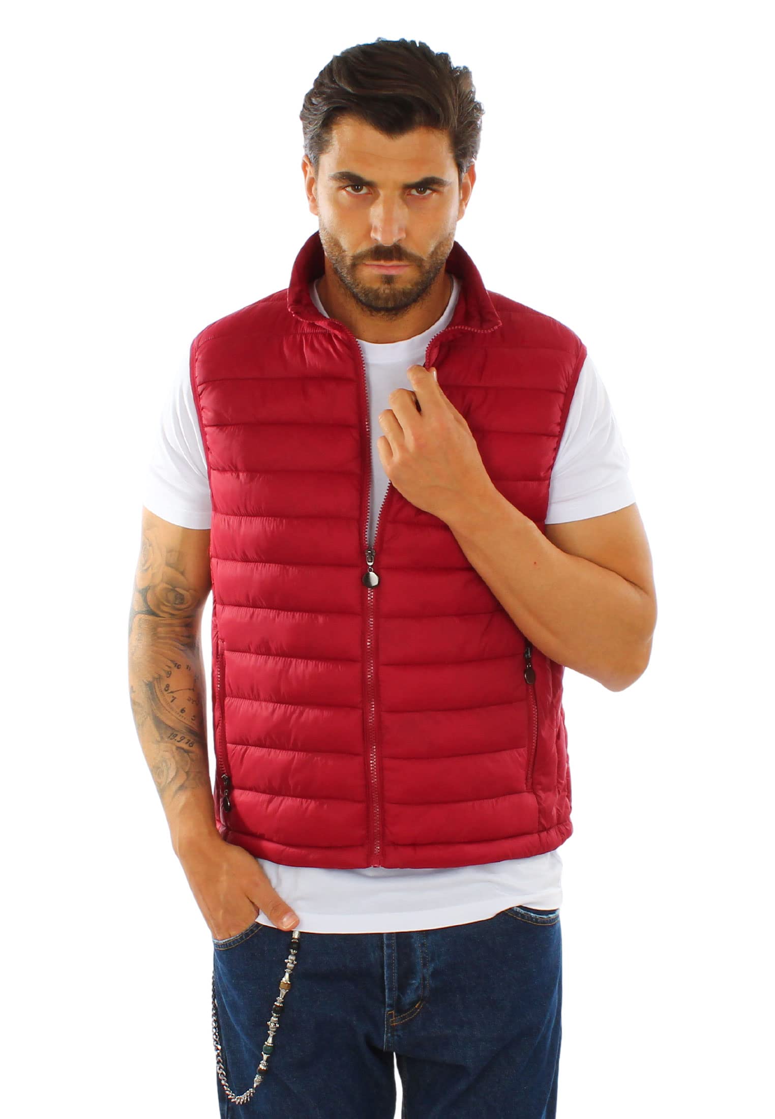 Gilet Sans Manches Ciabalù Double Face - Doudoune Slim Homme Toutes Saisons