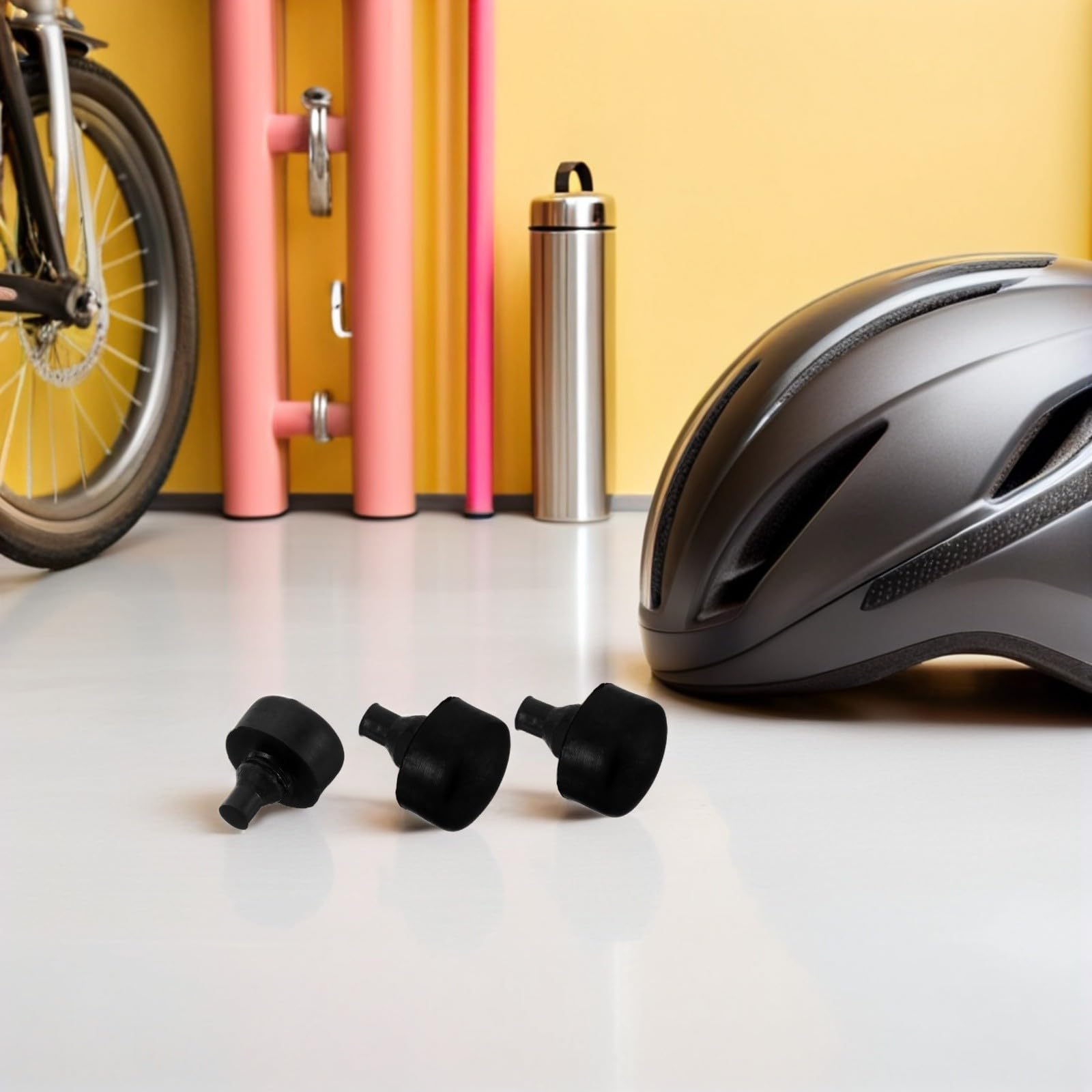Bujes de Montaje de Goma Amortiguador de Chasis para Motor de Motocicleta 100 Cojines Aplicables para Soporte Antivibración en Reparaciones y Mejoras de Motos