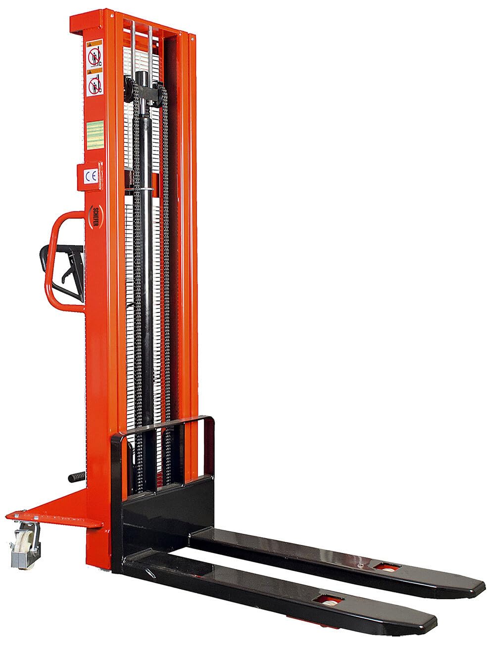 Schefer - Hochhubwagen 1000 Kg Gabellänge 1150 mm Nylon Höhe 1200 mm