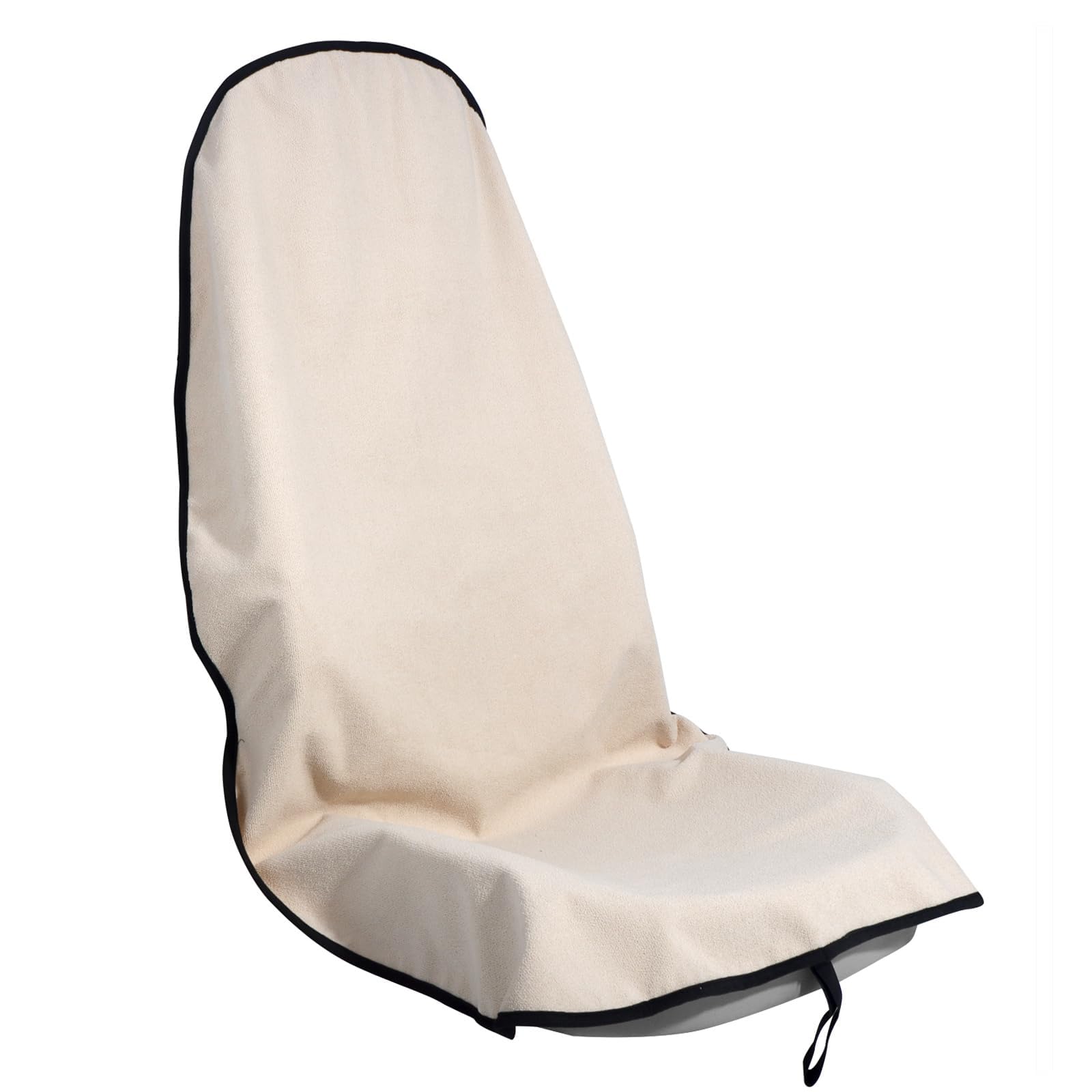 LoyaGour Car Seat Cover Protector Front Seats,for Gym Workout,Running,Swimming,Beach and Hiking,Waterproof Sweat Towel Bucket Seat Covers for Cars SUV Trucks (Beige, 1Pcs)