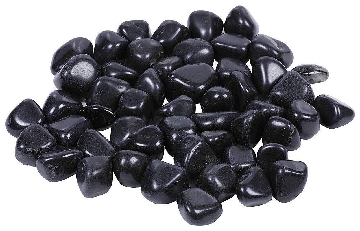 KASHLIWAL Stone SUPPLIERS Black Coloured Polished Small Size Pebbles Stone Garden/Lawn/Home Decoration/Aquarium Decoration/Aquarium Fish Tank (Pebbles/gravels/Stone) 1kg (B0DCKD9VLS) Amazon Price History, Amazon Price Tracker