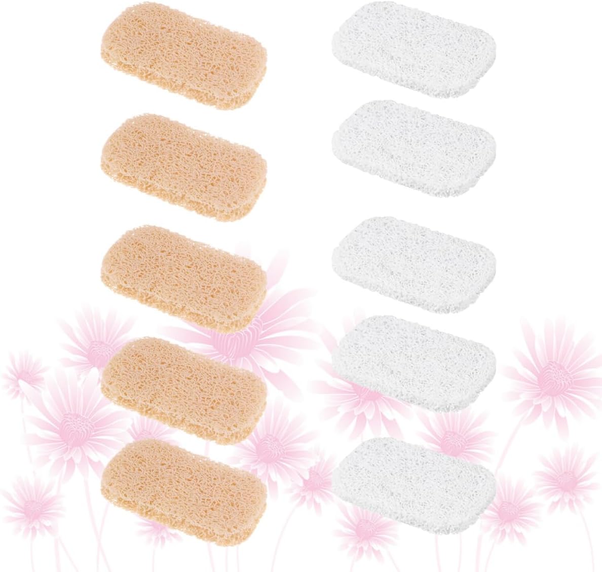 10pcs Oval PVC Soap Holder Dish with Self Draining Holes image 5