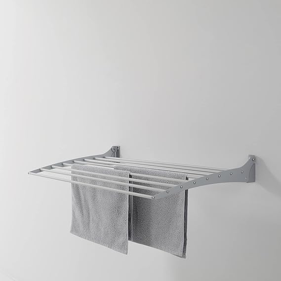 foxydry Fold, Wall Mounted Drying Rack, Vertical Drying Rack, Folding Indoor and Outdoor