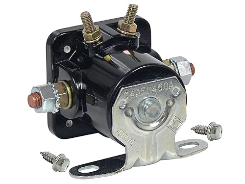 Miniatura 1 de Nuevo 195878Ford Galaxie Thunderbird Fairlane Falcon Maverick Bronco Autolite de solenoide de arranque negro (eb6008blkkt)