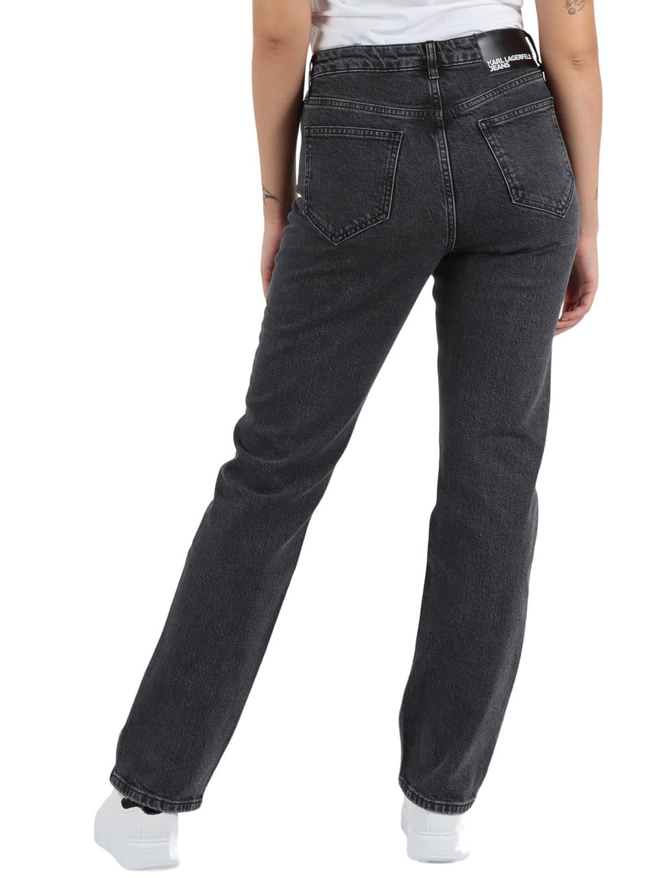 Karl Lagerfeld Jeans Damen High Rise Straight Denim