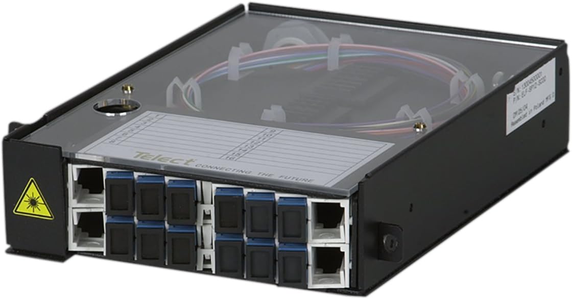 TELECT Multifunction Connectivity Module 12 Term. Fiber Patch & Splice Mod. SC/UPC (ELF-SP12-SCPT)