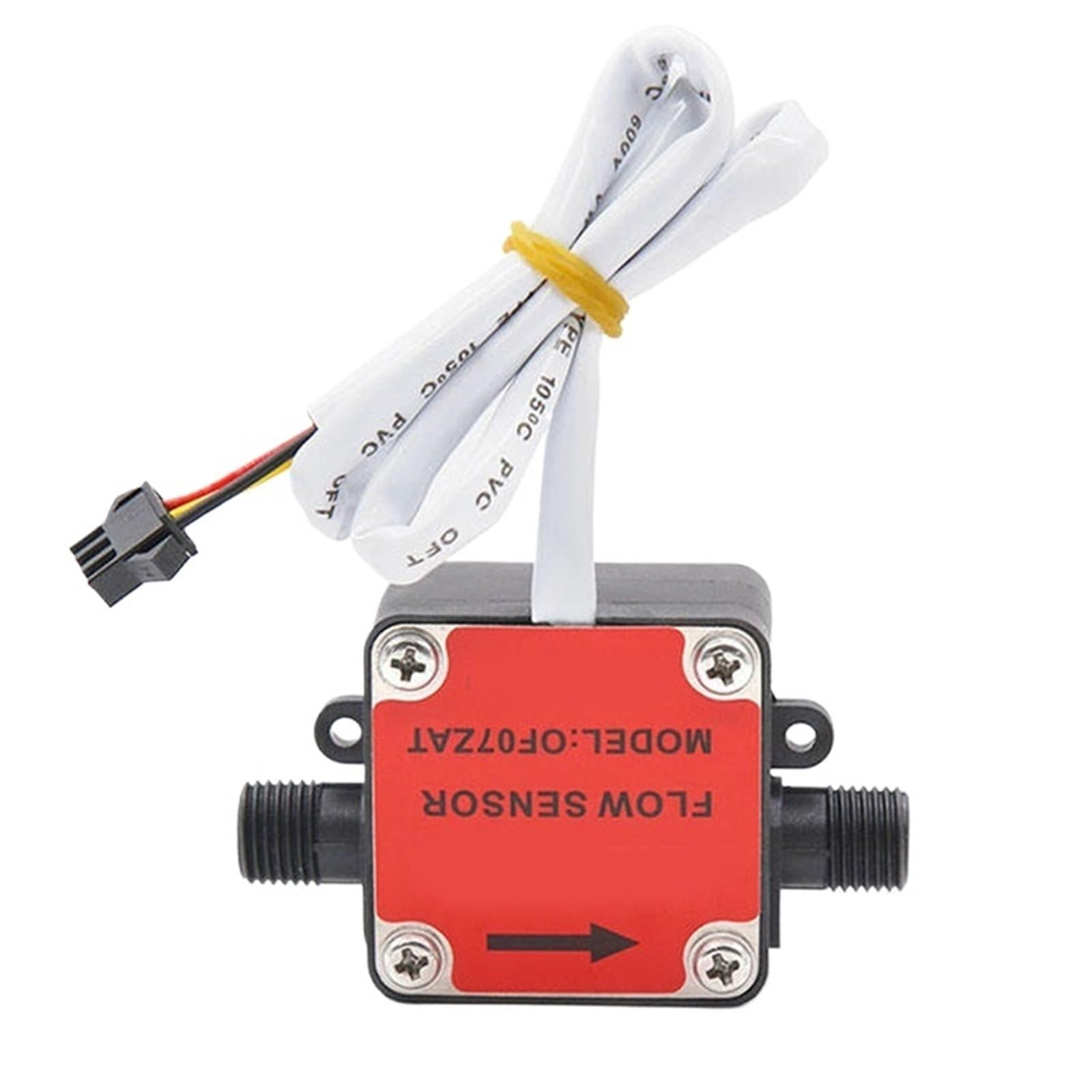 SDGBCXD flow meter, 1pc OF07ZAT G1/4 Oval Gear Flowmeter Sensor Oil Flow Meter Plastic