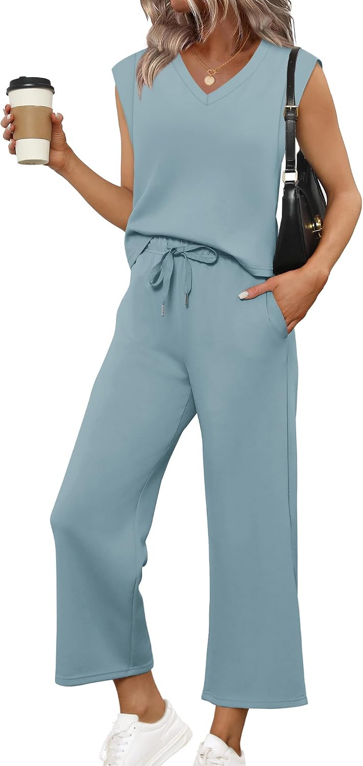 Lightweight Two Piece Set for Effortless Summer Style