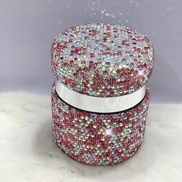 Luxury Bling 30ml Refillable Cream Empty Dispensing Bottle Portable Lotion Containers, Makeup Pot Bottle Pump Jar, Eye Cream Dispensing Box Set Pink01