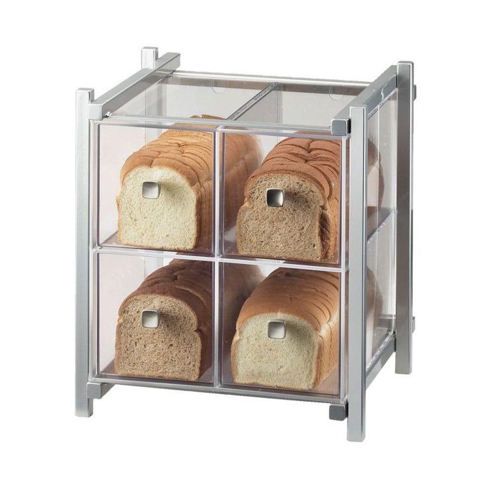 Amazon.com: Cal-Mil 1146-74 One by One 4 Drawer Bread Case, 15.75