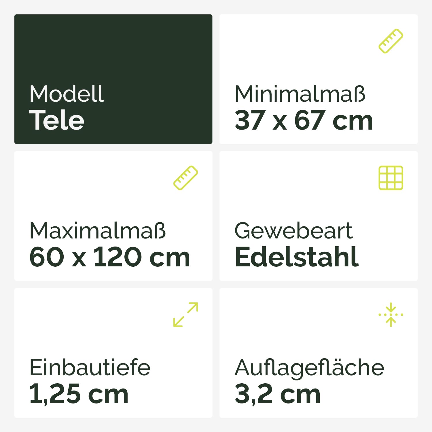 Nematek Lichtschachtabdeckung Tele - Kellerschachtabdeckung mit Teleskoprahmen in 60 x 120 cm - Lichtschachtabdeckung Edelstahl - Lichtschachtabdeckung ohne Sägen