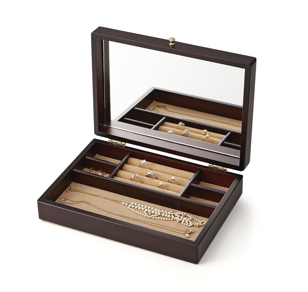 Amazon｜茶谷産業 日本製 木製ジュエルケース(アクセサリーケース) 017