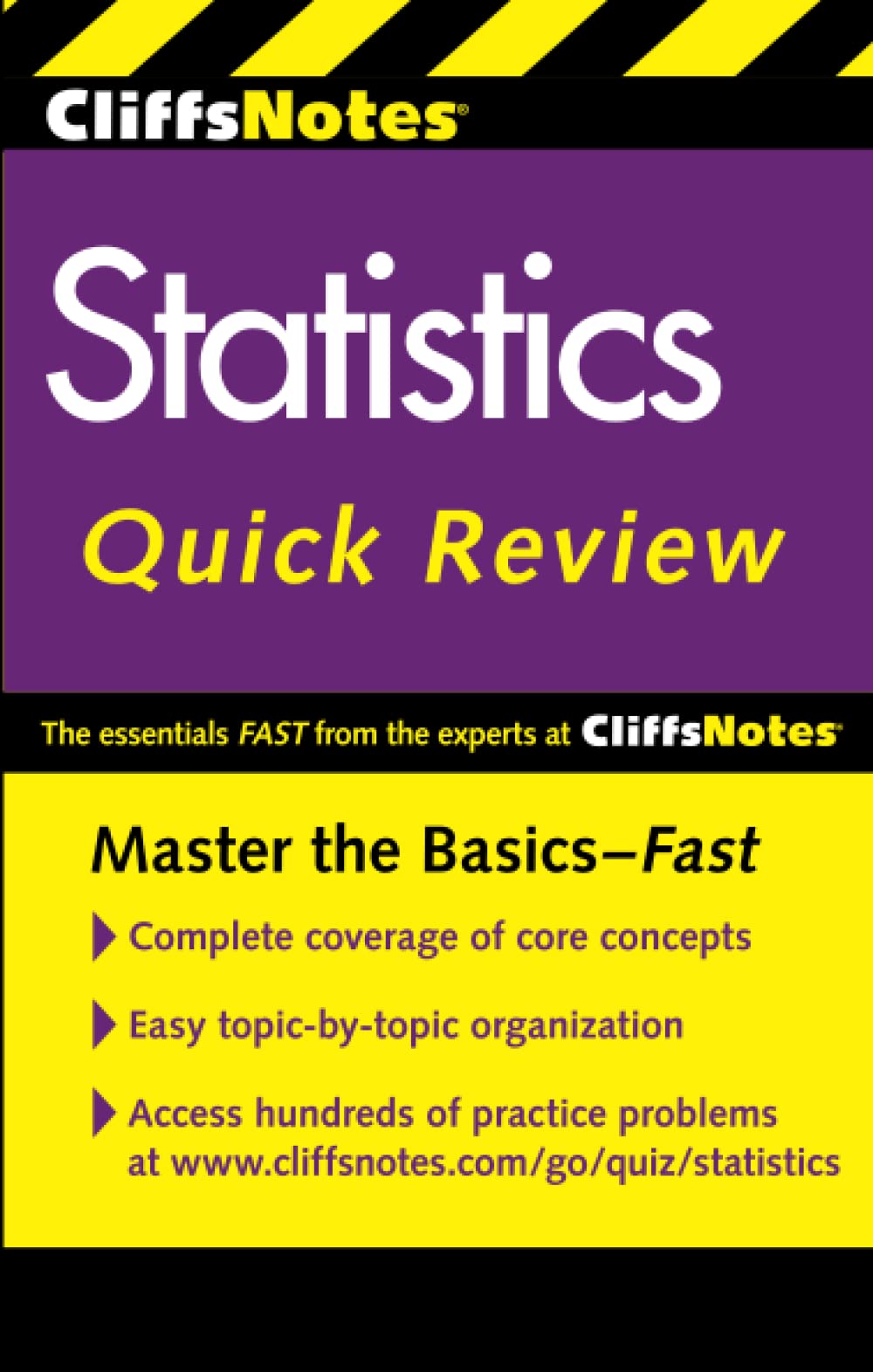 CliffsNotes Statistics Quick Review, 2nd Edition (Cliffsquickreview)