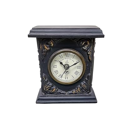 Gola International Antique Replica Handmade Box Wood Table Clock