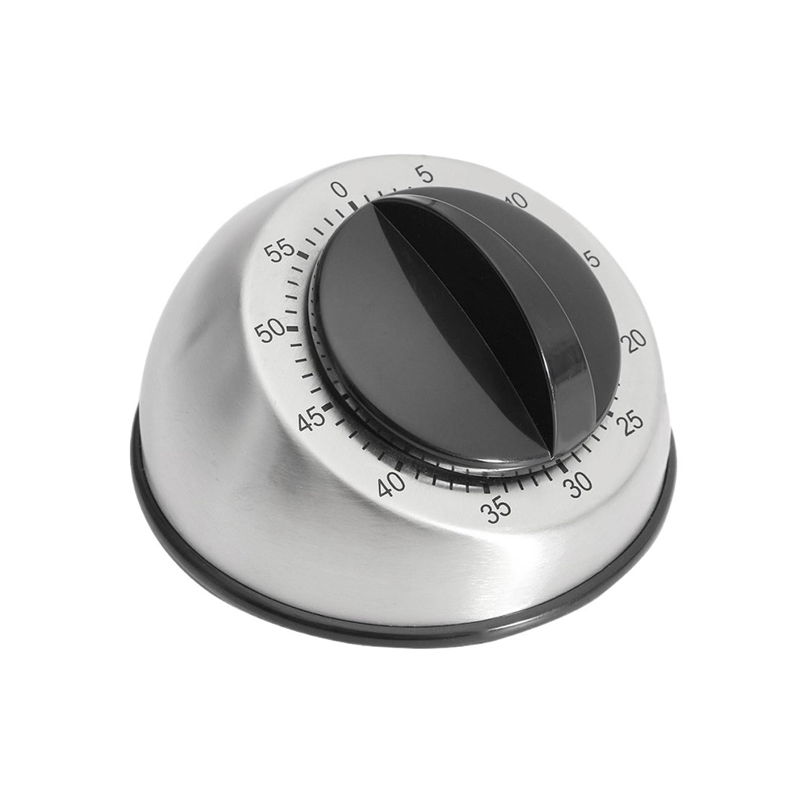 Cooking Wind Up Timer 60-Minute Kitchen Bell Alarm Clockwise Mechanical Countdown Stainless Steel Reliable Efficient