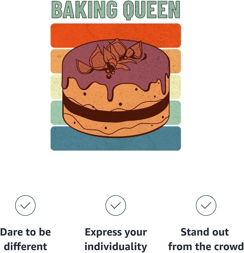 Baking Queen Racerback Cropped Tank - Food Art Women's Tank - Colorful Tank Top