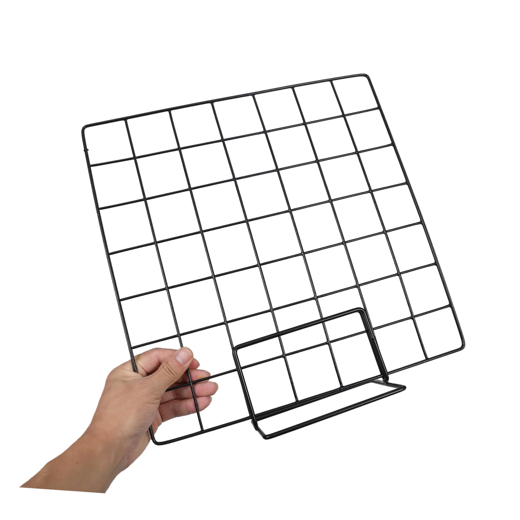 VILLFUL 5pcs Grid Display Rack Metal Jewelry Organizer Stand for Necklace Bracelet Earring Show Display