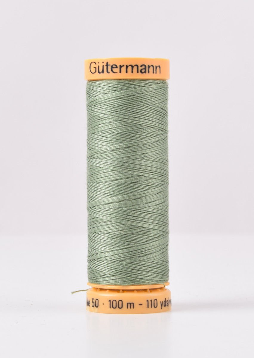 Gutermann Natural Cotton 100m Quilting Sewing Machine Sewing Thread Green - 9426
