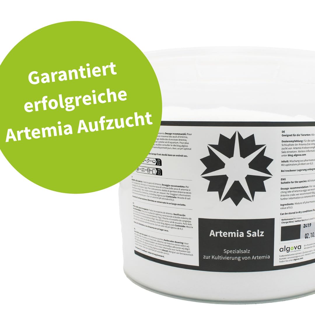 Sal de Artemia para la cría de nauplios algova® (10 kg)