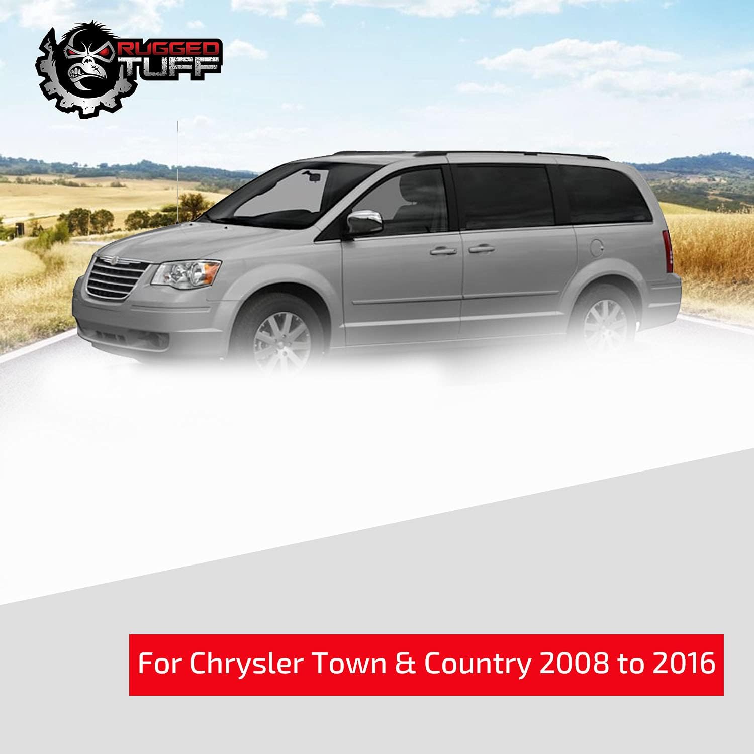 Passenger Side Mirror Replacement For 2008-2020 Dodge Grand Caravan, Volkswagen Routan, Ram CV, Chrysler Town & Country Right Door Rear View Mirrors Heated 68026176AB