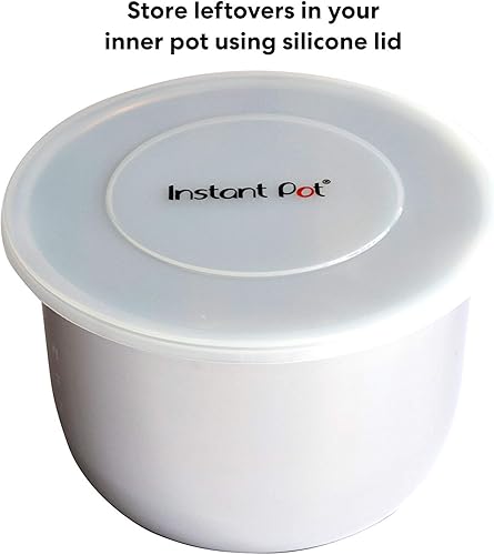 Miniatura 7 de Instant Pot carcasa de silicona para macetas de interior modelos para 5 o 6 cuartos de litro Tapa silicona Blanco transparente