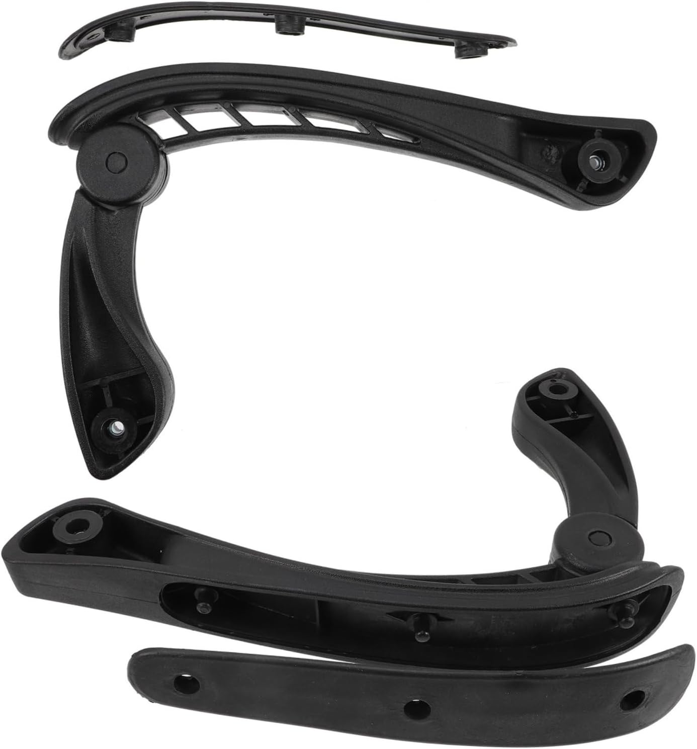 Alipis 2Pcs Sturdy Office Chair Armrests Replacement Parts for Daily Use High Grade Upright Task Chair Arms Easy Installation Ergonomic Support Accessories