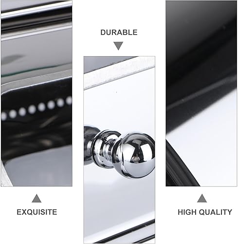 Miniatura 9 de UPKOCH Panera de acero inoxidable para pan, panera para cocina, panera, caja de pan, soporte para pan