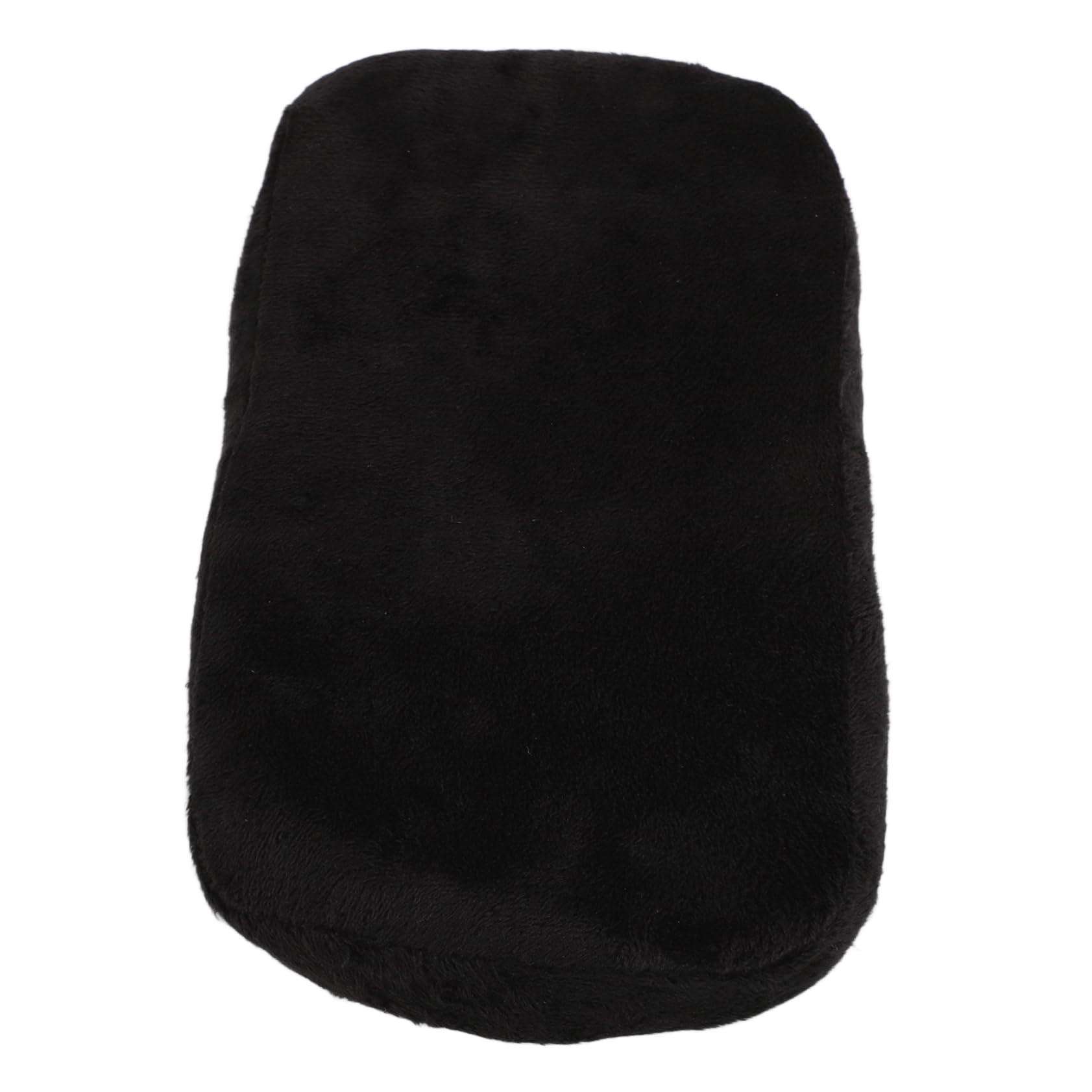 HOMSFOU 4 Pièces Oreiller à Main en Mousse à mémoire Bras Jeu Coussin de Chaise Tampon Coussin de coude de Chaise Coussins d'accoudoirs Souples en Tissu Black