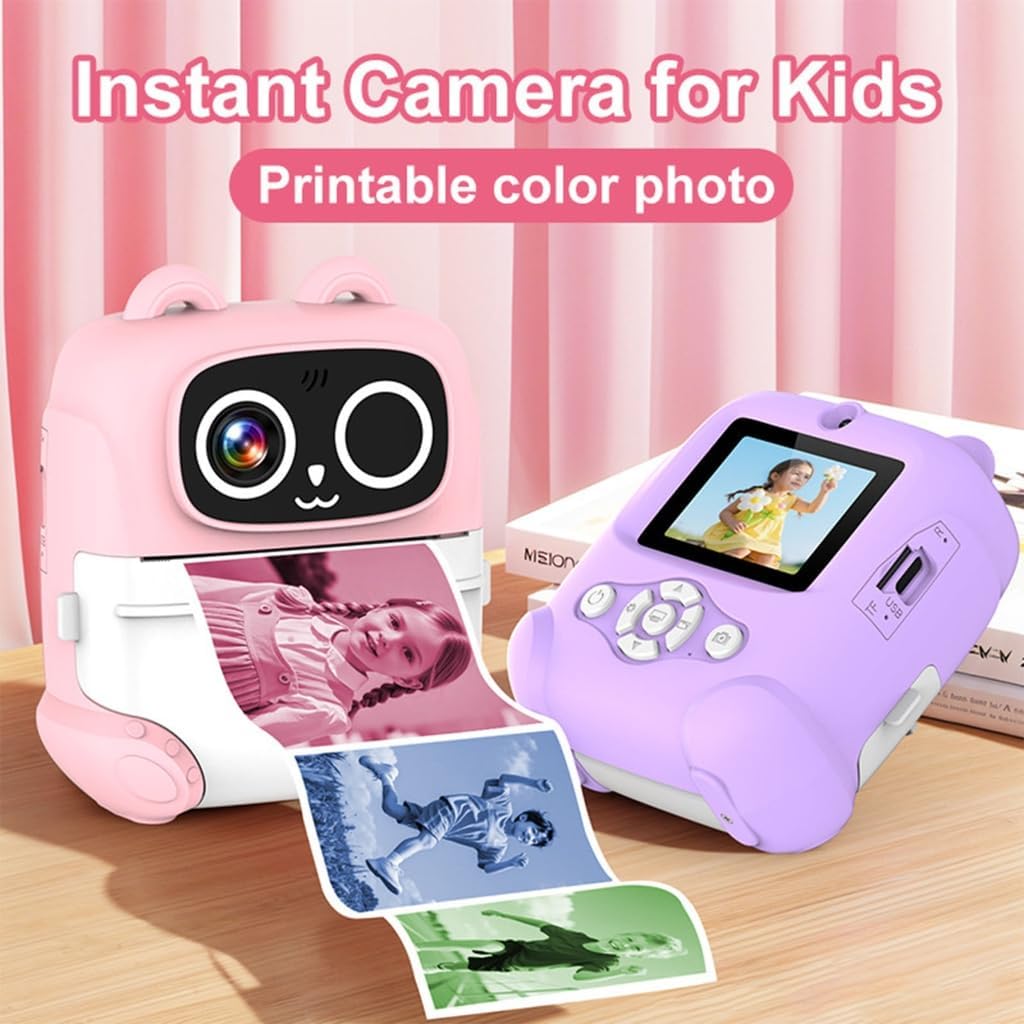 Artistic Youngsters Digital Camera Toy with Immediate Output Puss Theme for Educational Fun and Learning