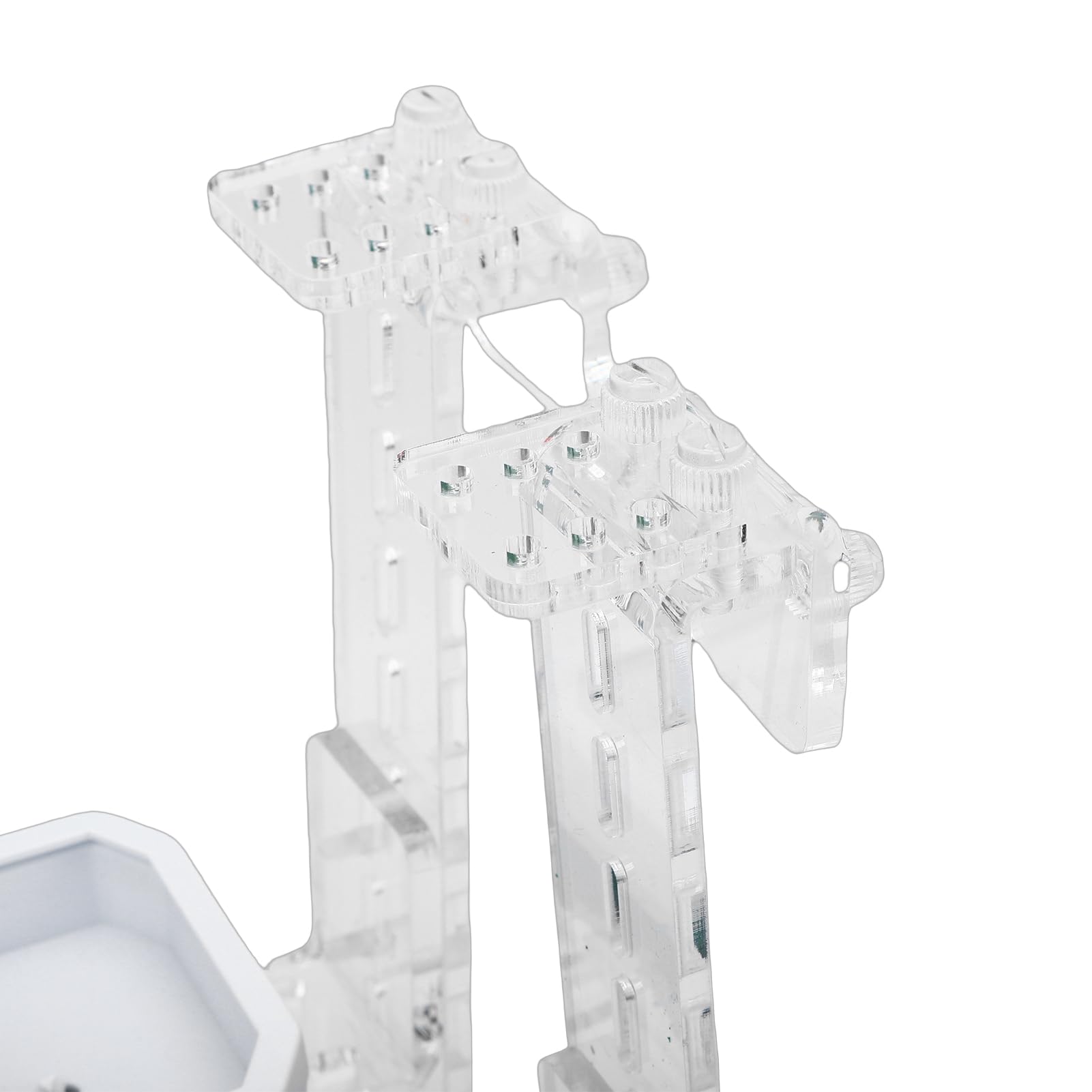 Asixxsix Piattaforma per Basking per Tartarughe, Piattaforma per Basking in Erba Artificiale Regolabile Antiscivolo per Tartarughe Acquatiche, Bacino per in Acrilico con Tappetino per Erba