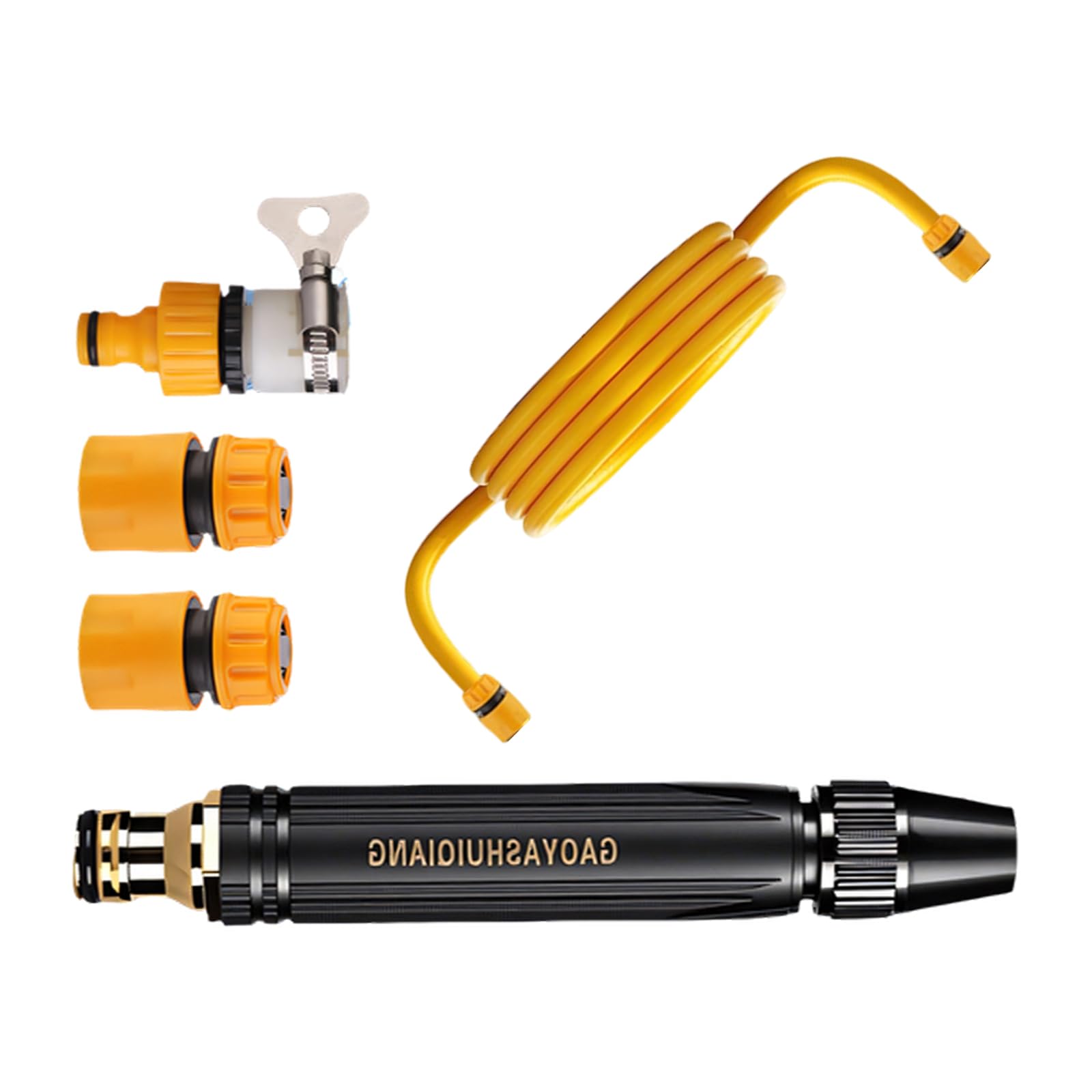 Kaeltsyn With Hose Pressure Washer Garden Hose Nozzle With Nonslip Grip Handle Ideal For Car Cleaning And Plant Watering Pressure Washer For Garden Hose