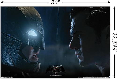 Miniatura 83 de Trends International DC Comics Movie - Póster de pared de Batman v Superman, 22.375 x 34 pulgadas, versión enmarcada en negro Versión con marco negro