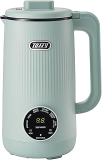 【Toffy/トフィー】 オートスープブレンダー〈セラミックコートタイプ〉 自動調理 5種のオートメニュー 食べるスープ ポタージュ リゾット おかゆ 豆乳 スムージー ジュース 保温 クリーンモード K-AS2 (ペールアクア)
