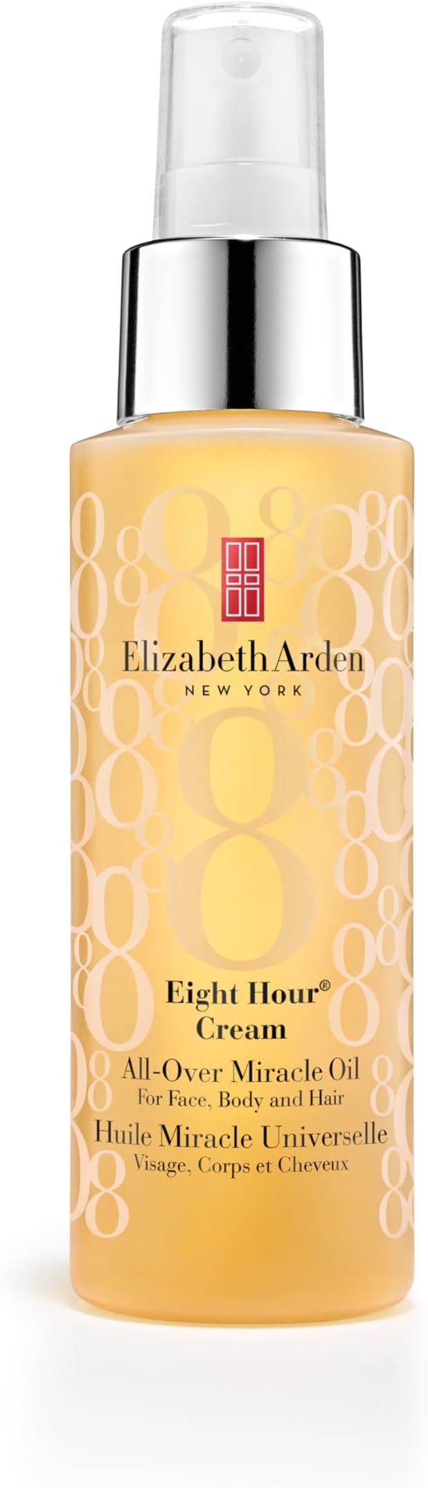Eight Hour Cream All-Over Miracle Oil Spray for Face, Body & Hair (100ml) Long-lasting Moisture, Soothing & Firming, Unisex