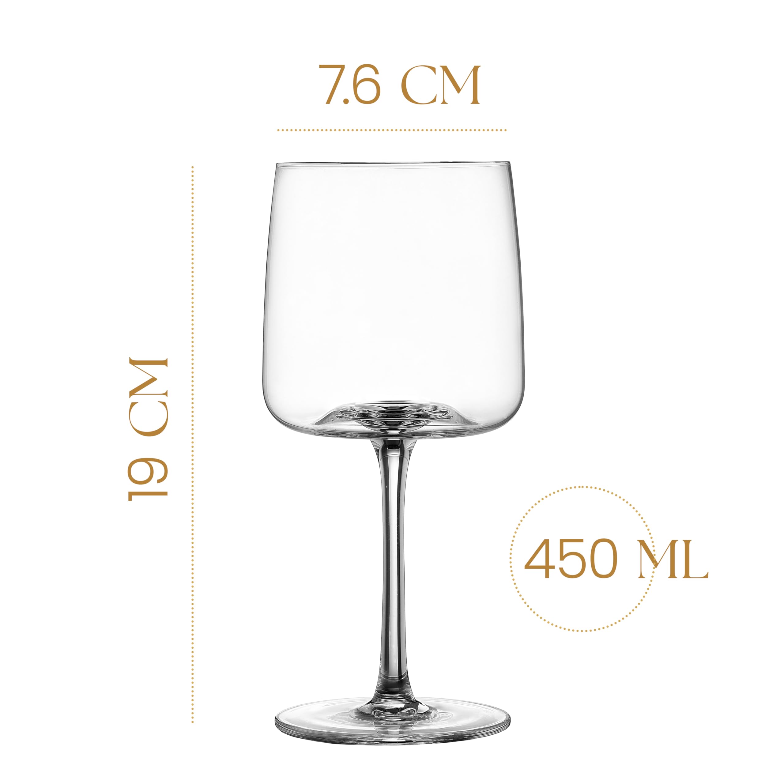 450 ml Aperol Spritz Gläser | 2er Set | Elegante Kristall Spritzergläser mit Langen Stiel für Aperolspritz, Limoncello Spritz, Spritzer Cocktails | Moderne Aperolgläser und Aperitif Cocktailgläser