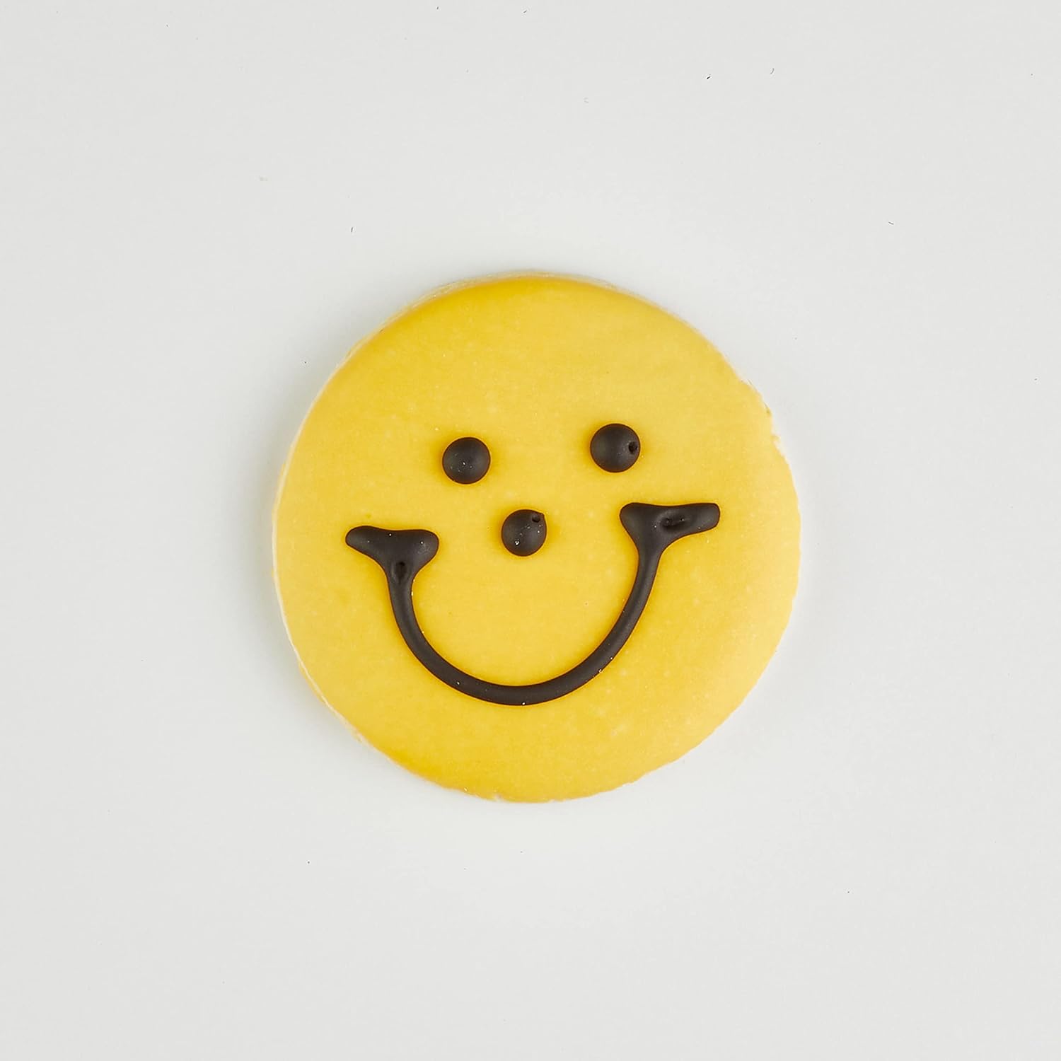 50-Pack Nut-Free Black & Gold Smiley® Face Mini Smiley Sugar Cookies