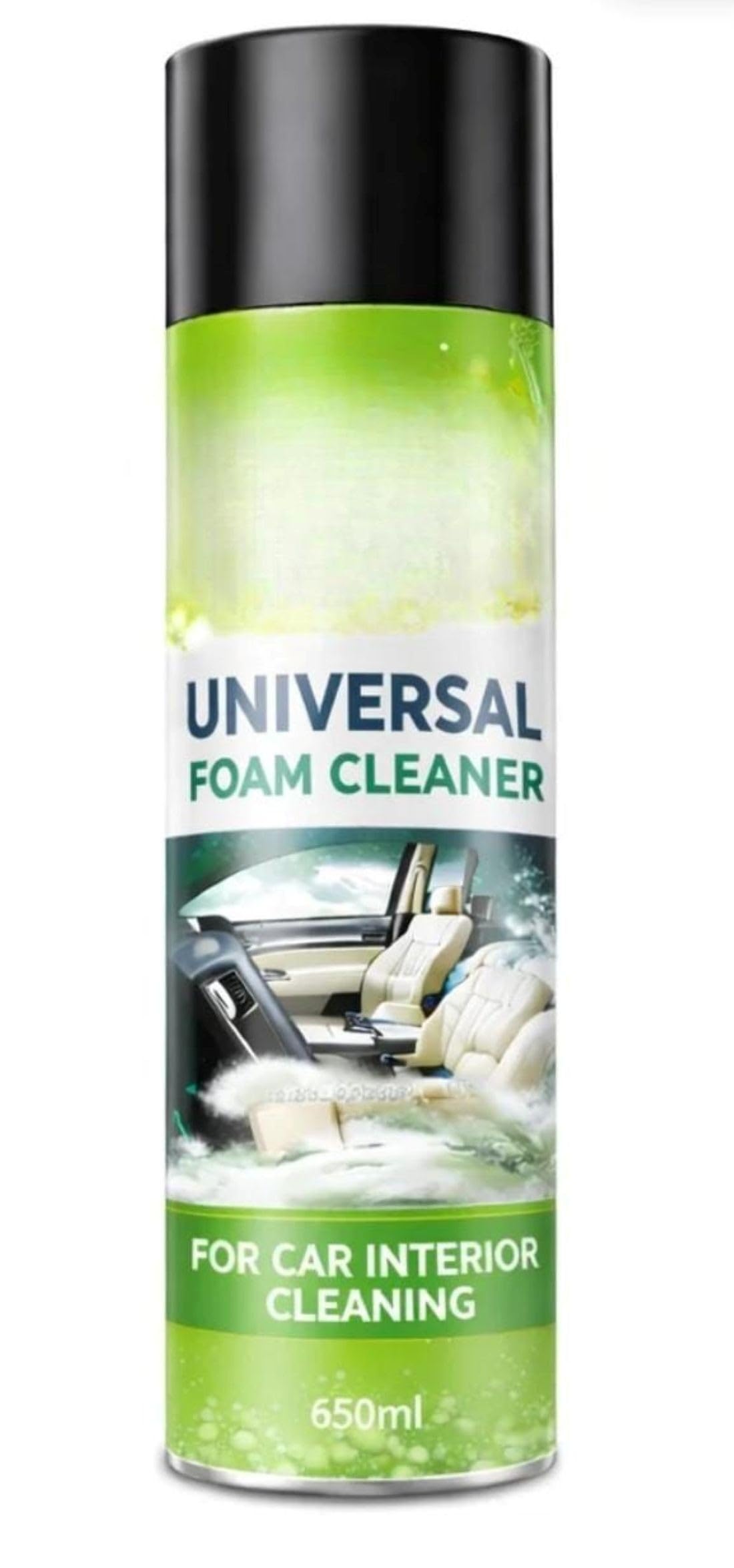 Premium Universal Foam Cleaner Spray 100ml | Multi-Purpose No-Rinse Cleaning Foam | Car Interior Cleaner for Dashboard, Leather, Fabric, Vinyl, Plastic, Carpet & Upholstery | Deep Cleaning-image-35