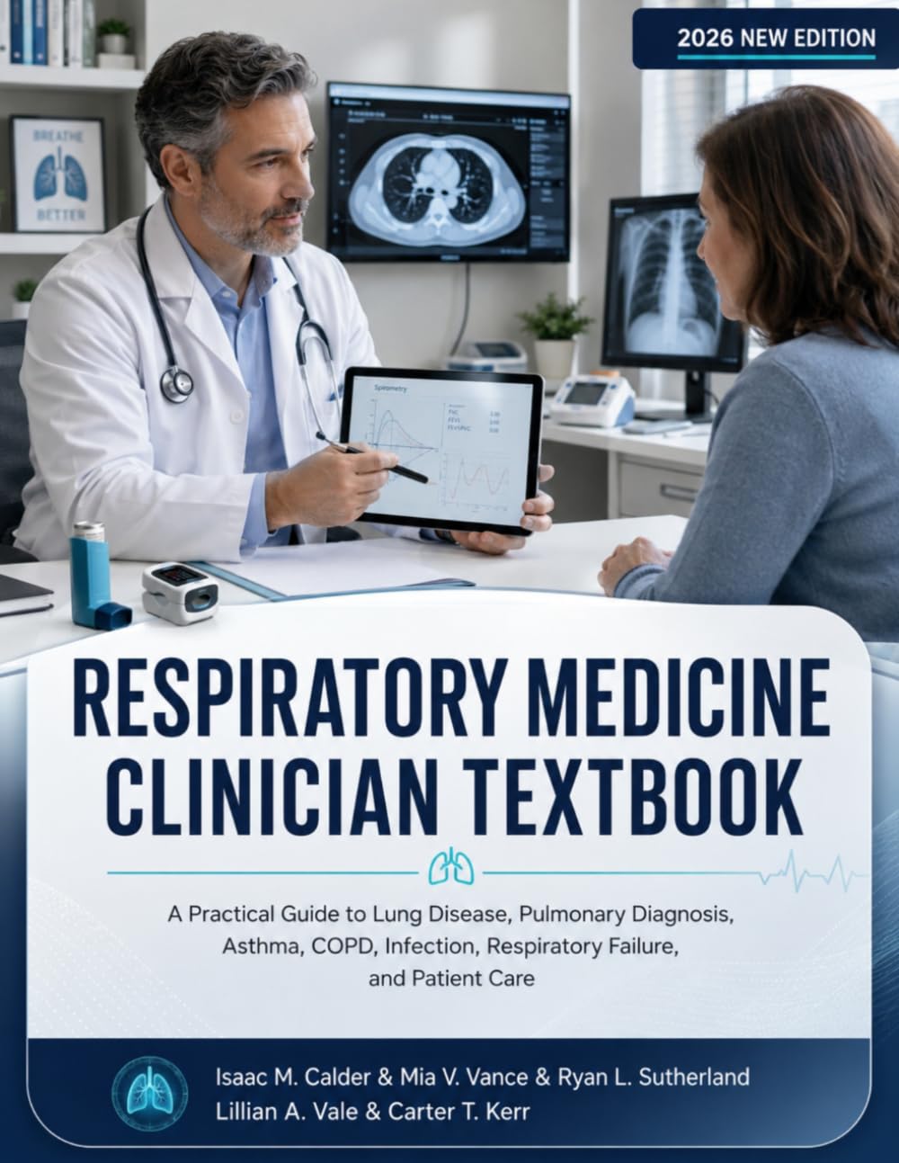 Respiratory Medicine Clinician Textbook: A Practical Guide to Lung Disease, Pulmonary Diagnosis, Asthma, COPD, Infection, Respiratory Failure, and Patient Car