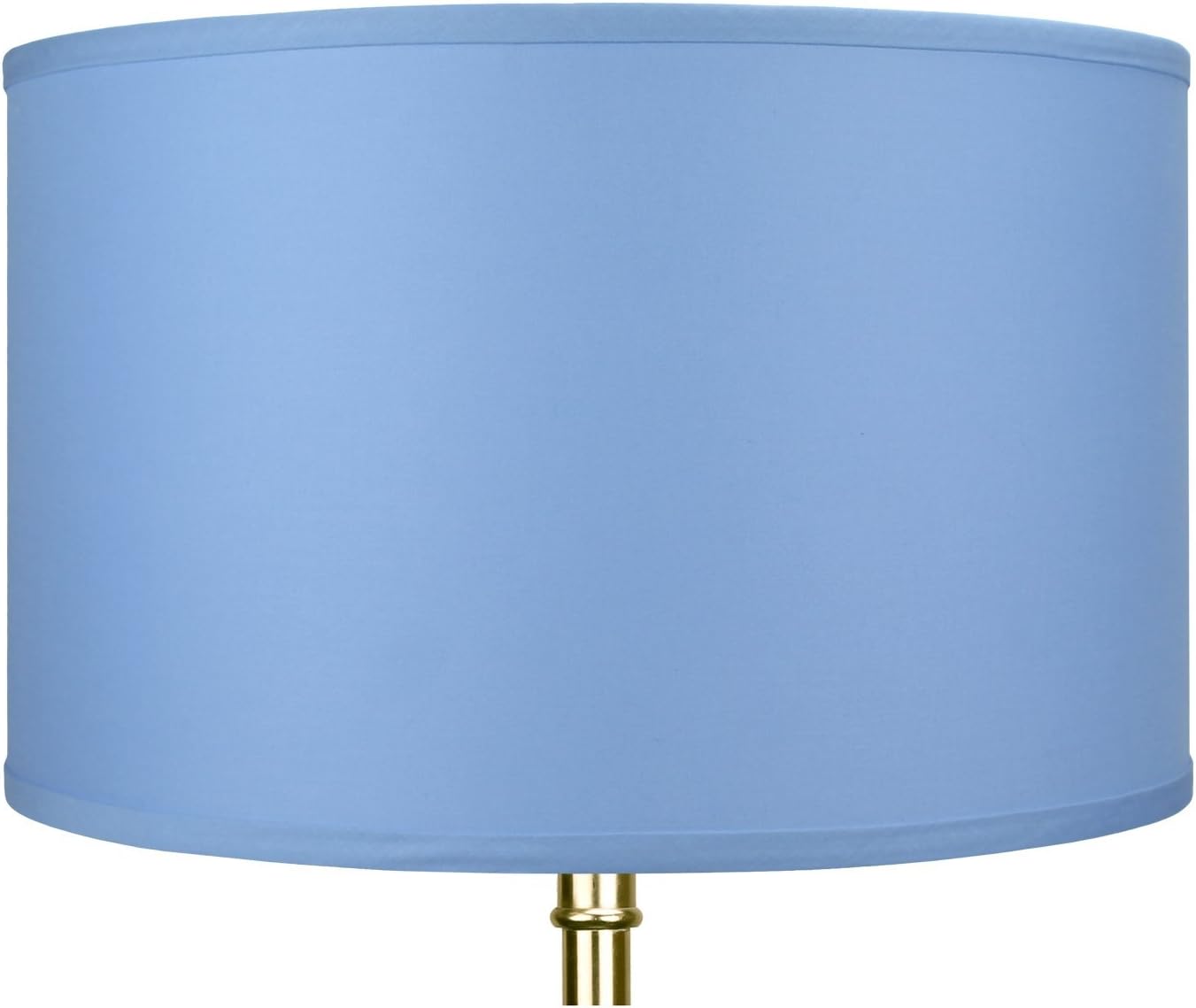 FenchelShades.com 18" Top Diameter x 18" Bottom Diameter 11" Height Cylinder Drum Lampshade USA Made (Periwinkle)