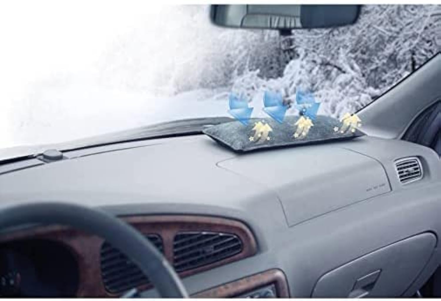 GADLANE Deshumidificador Coche Reutilizable Pack De 4-350g