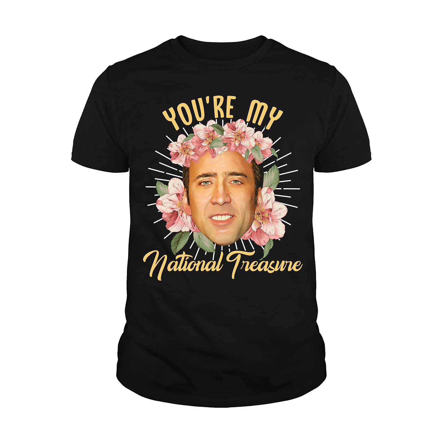 Zoko Apparel Funny National Treasure Gift Nic Cage for Him Or Her Valentine’s Day Birthday Husband Wife Boyfriend Girlfriend Nicho-las Cage Fan Meme Unisex T-Shirt/Hoodie/Sweatshirt
