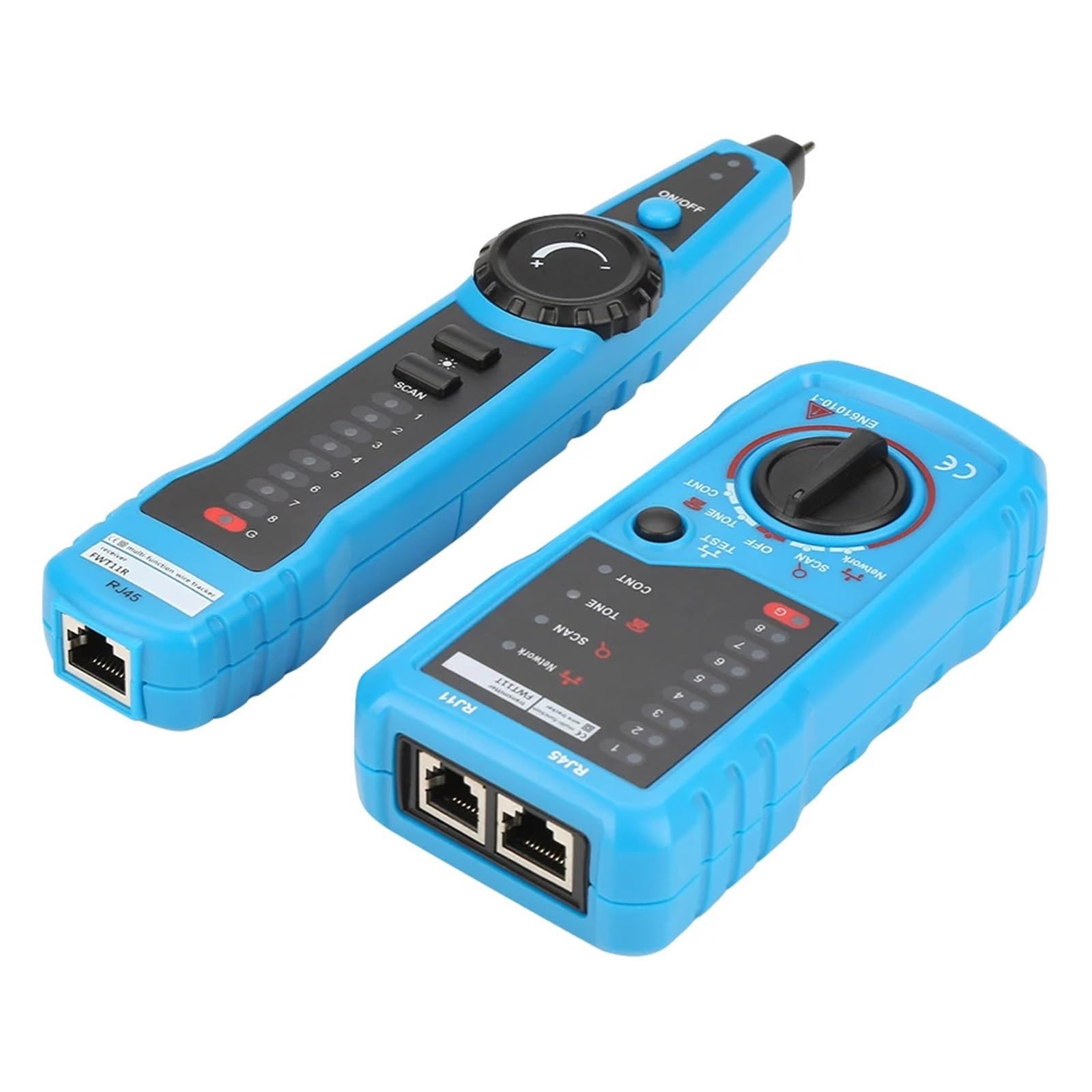 Tester Sieci, Przenośny detektor kabli telefonicznych RJ11 RJ45 Ethernet LAN Tester FWT11