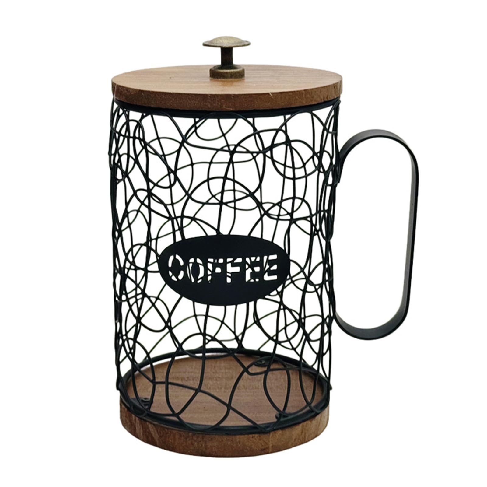 Shurhome Practical Sturdy Coffee Storage Basket Opening Designs Home Decoration for Neat Arrangement of Accessories Use Practical Sturdy Storage Basket Opening Designs Home Decoration