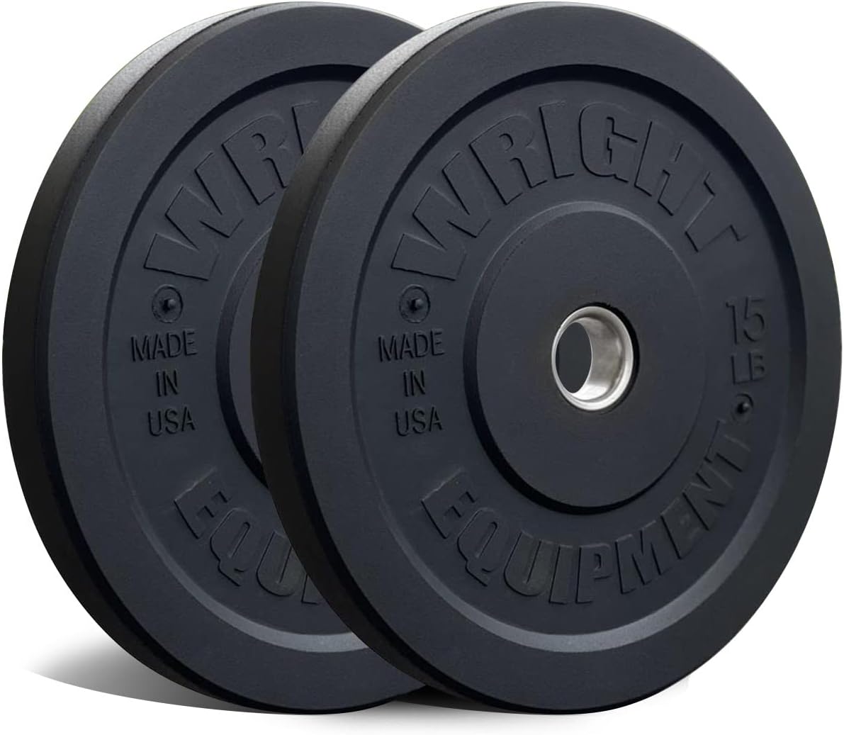 15lb Wright USA AMP Bumper Plates Pair