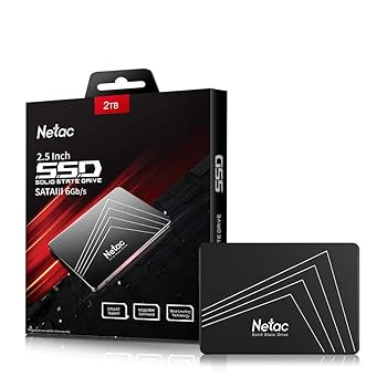 Netac SATA SSD 2TB, Internal Solid State Drive SATAIII 6Gb/s