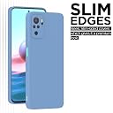 Pikkme Back Cover for Redmi Note 10 / Redmi Note 10S | Camera Protection Shockproof Soft Matte Silicone Back Case (Aqua Blue) gallery image