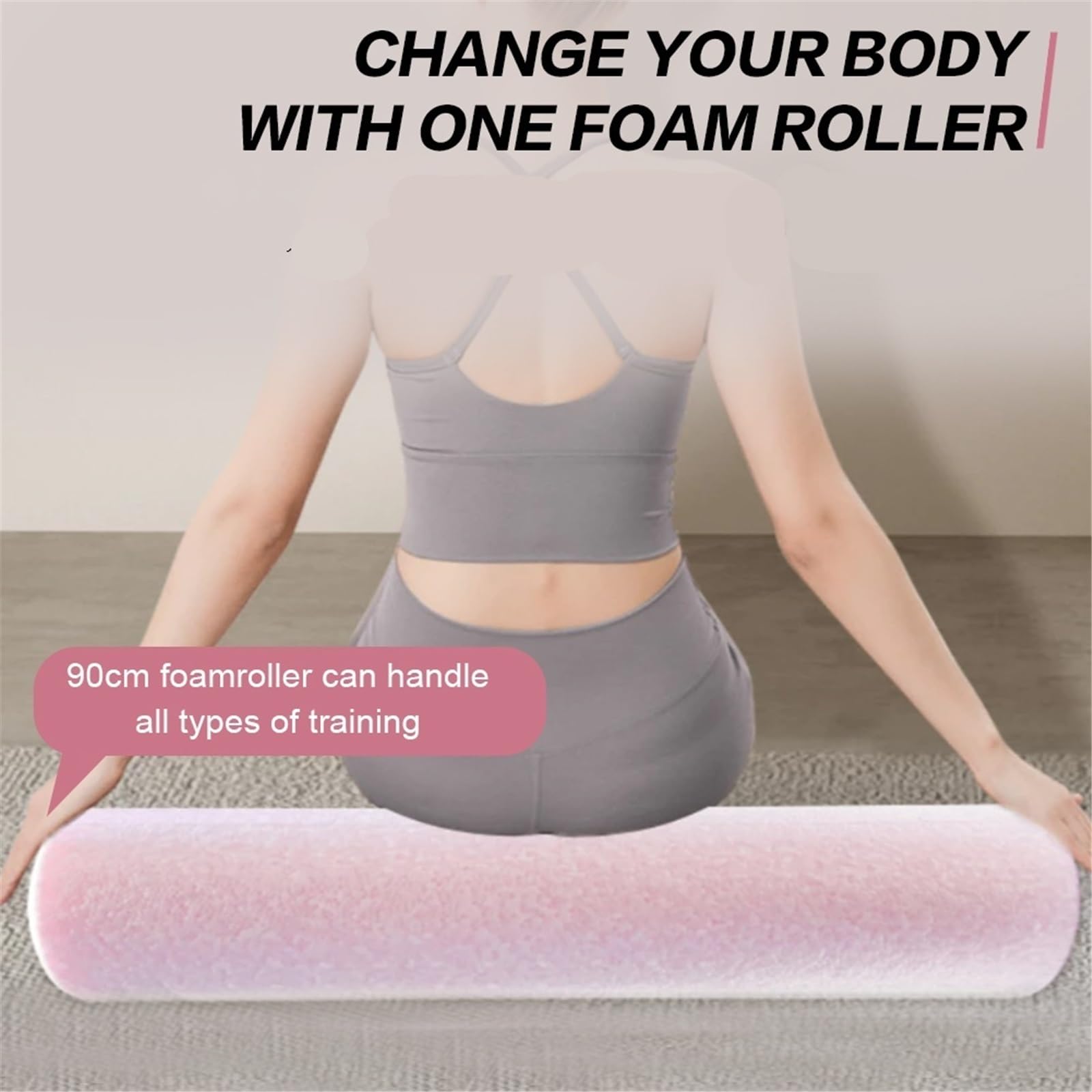 Foam Roller Schaumstoffrolle, Massagesäule, Massagerolle, tragbar, for Yoga und Pilates faszienrolle